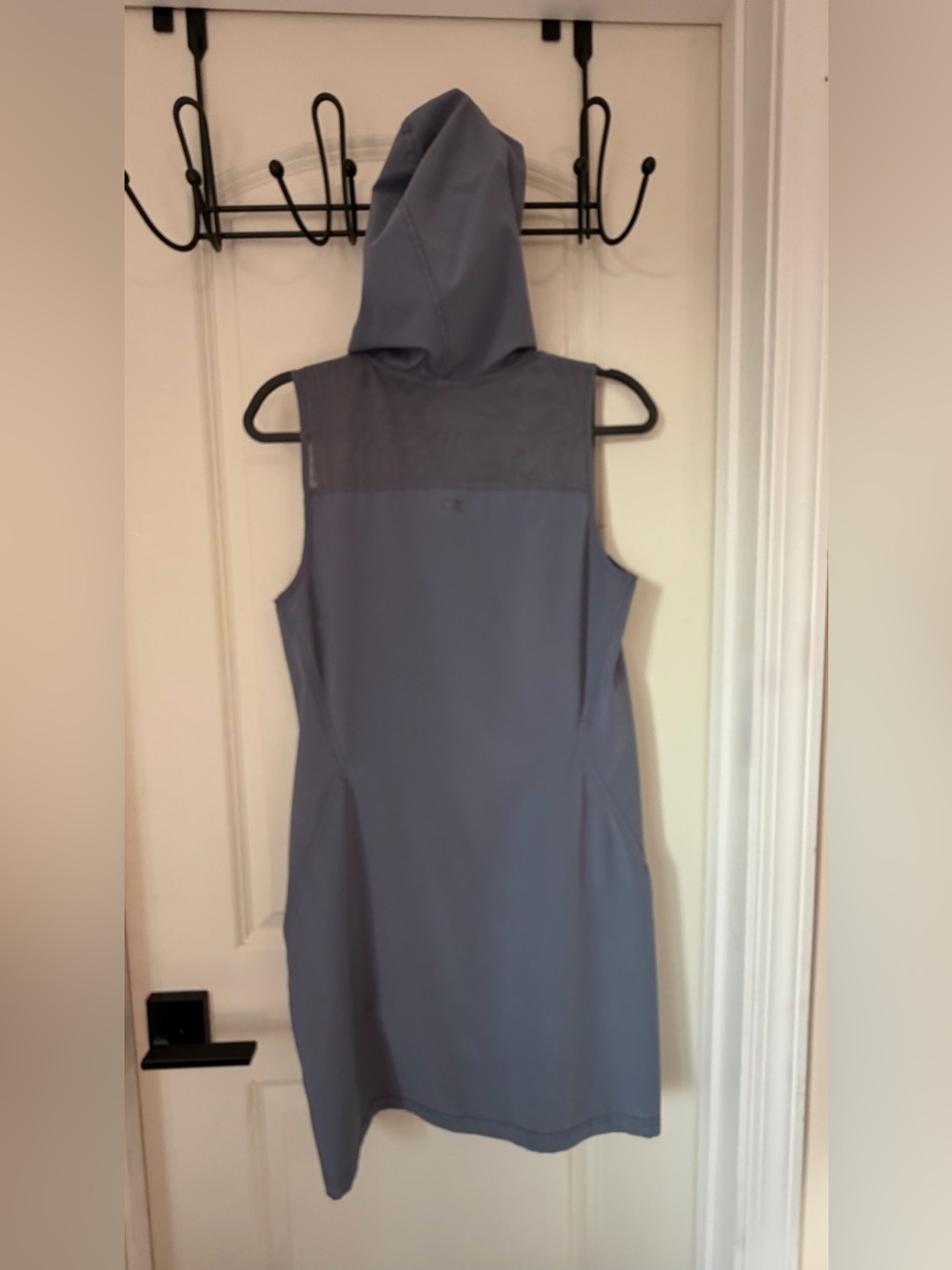 Calvin Klein Performance Hooded Zip Swim Coverup in Lavender - Picture 2 of 4